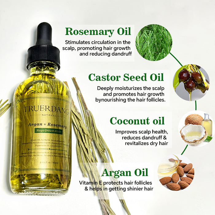 Truerdang Argan + Rosemary Oil 60mL