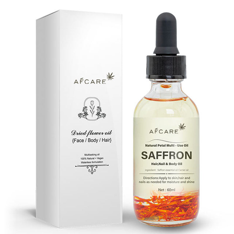 AFCARE Natural Plant Dried Saffron Essential Oil 60ml Body Massage Care. Essential Oil Diffuser