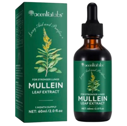MULLEIN LEAF EXTRACT DROPS 60ML 1 MONTH SUPPLY