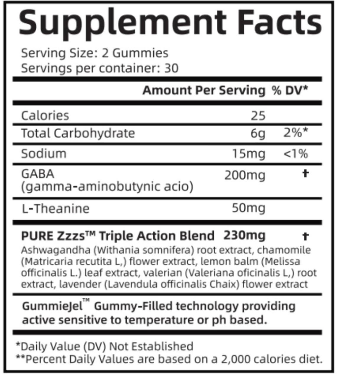 Biyode Gaba gummies – 60 gummies/bottle