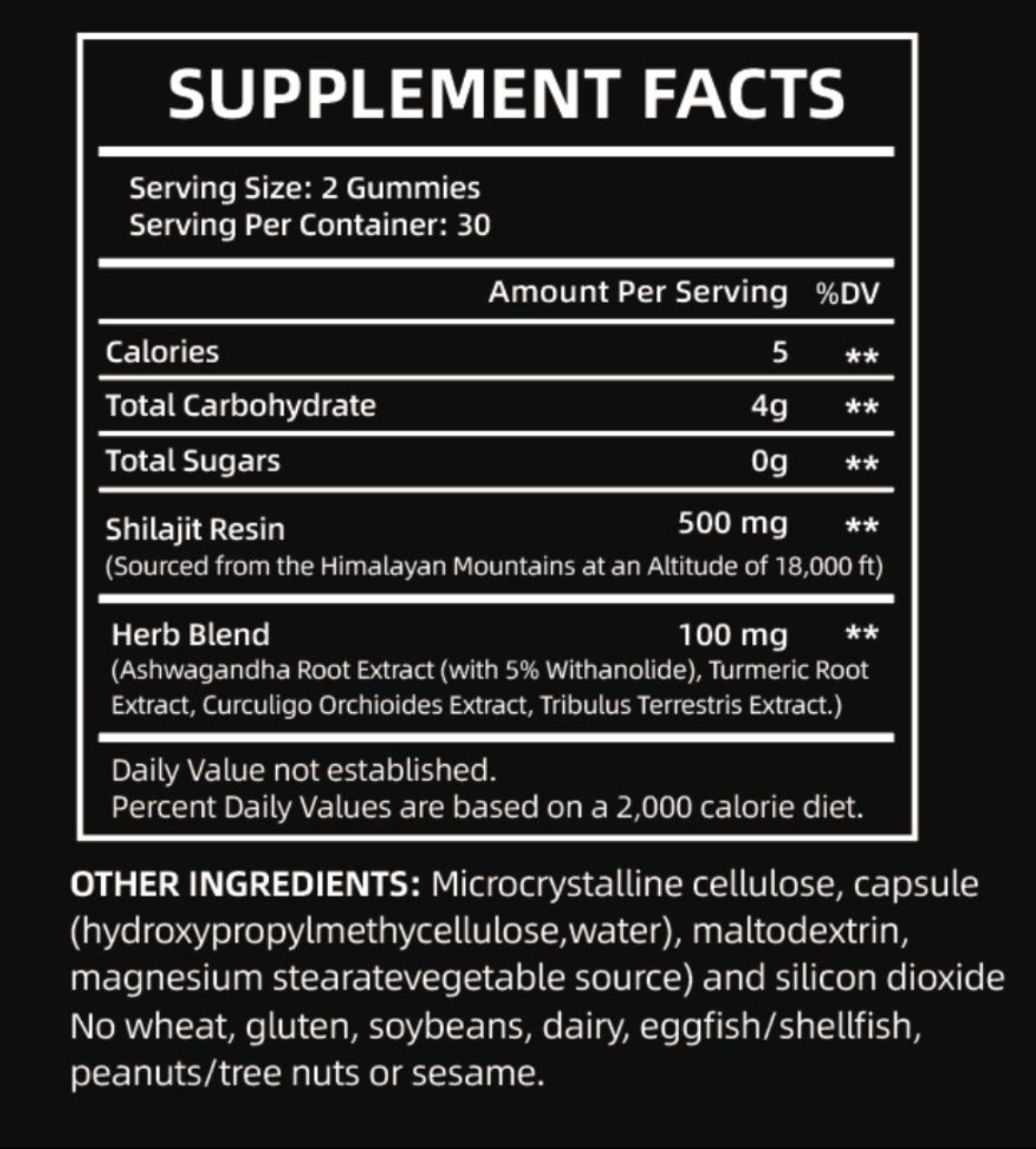 Biyode Shilajit 600mg Original Himalayan 60 caps/bottle
