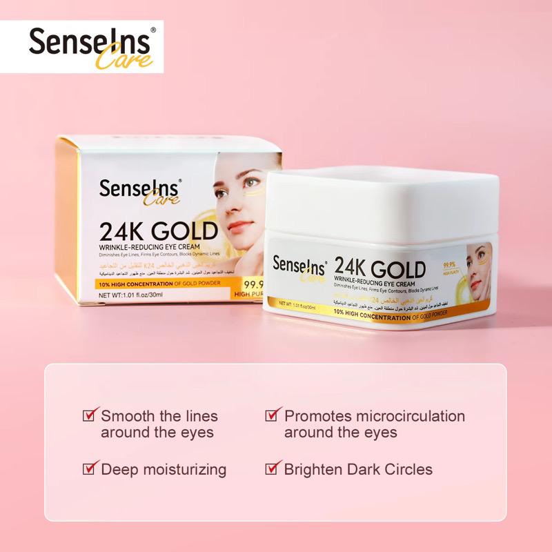 Senselns Care 24K Gold Wrinkle Reducing Eye Cream 30mL