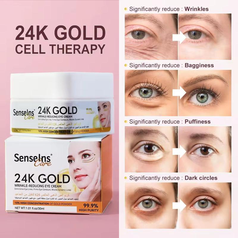 Senselns Care 24K Gold Wrinkle Reducing Eye Cream 30mL